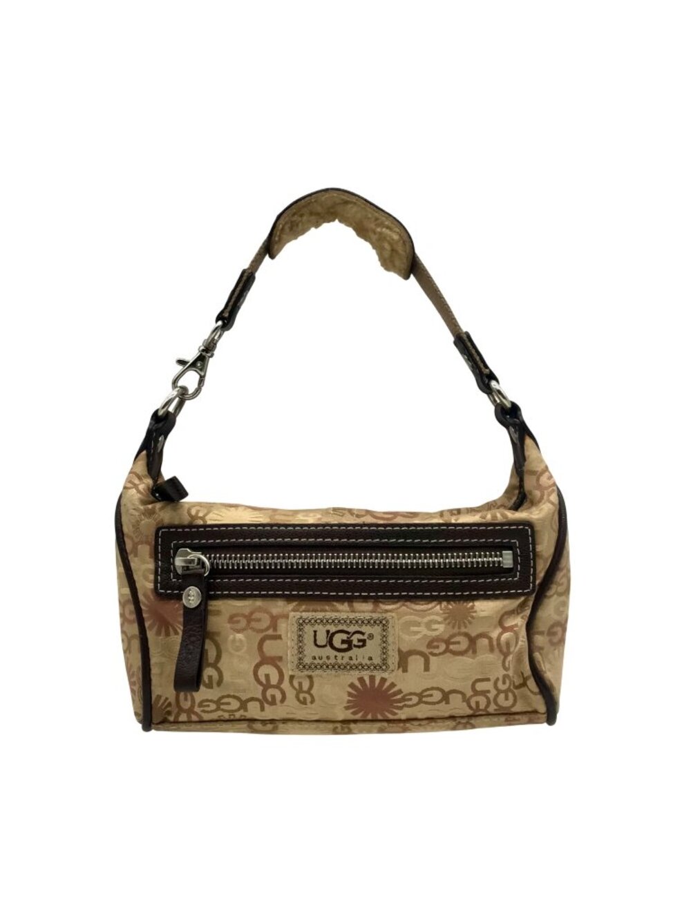 Ugg Vintage Khaki Monogram Mini Shoulder Bag